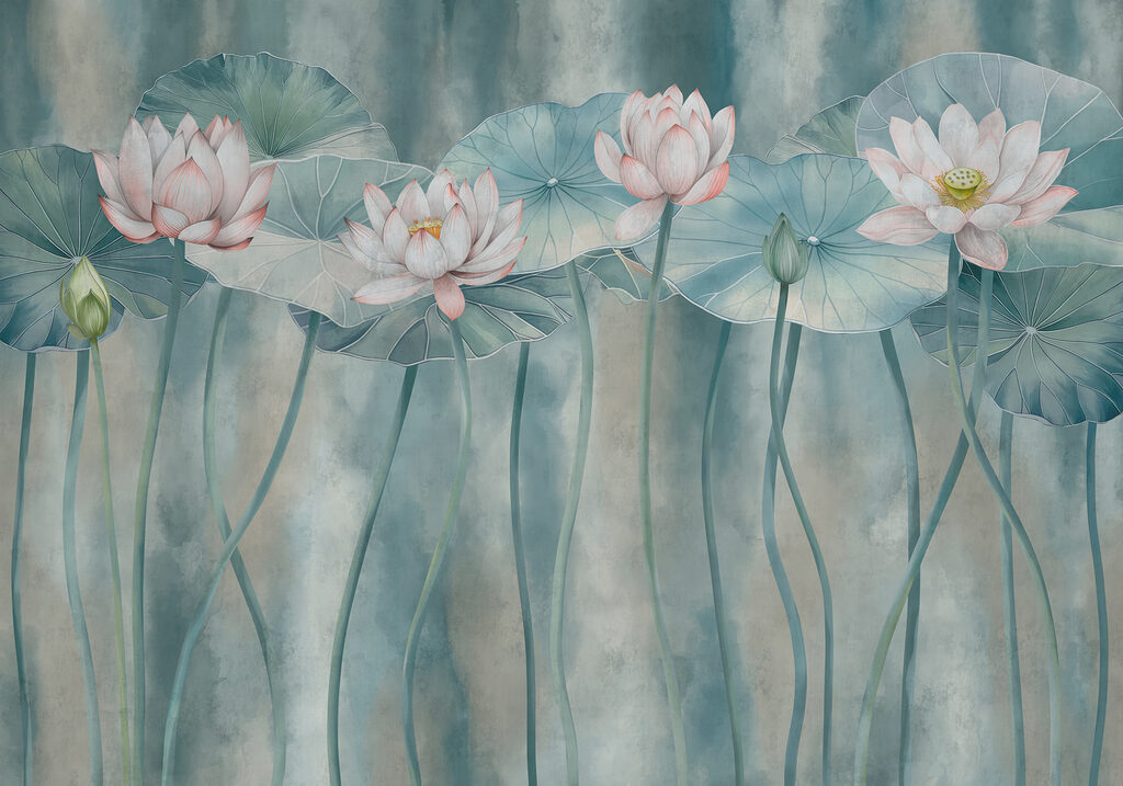 Groupe de fleurs et de feuilles Groupe de fleurs et de feuilles