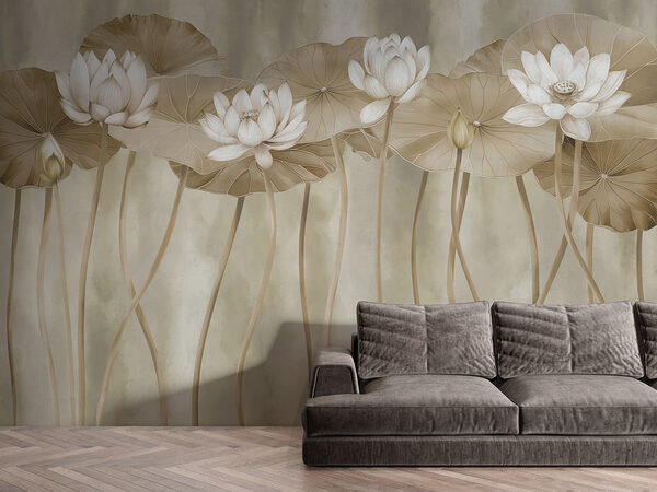 Groupe de fleurs et de feuilles blanches Groupe de fleurs et de feuilles blanches