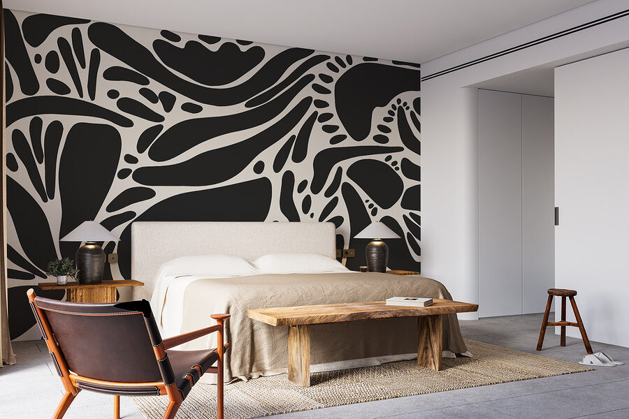 Motif noir et blanc