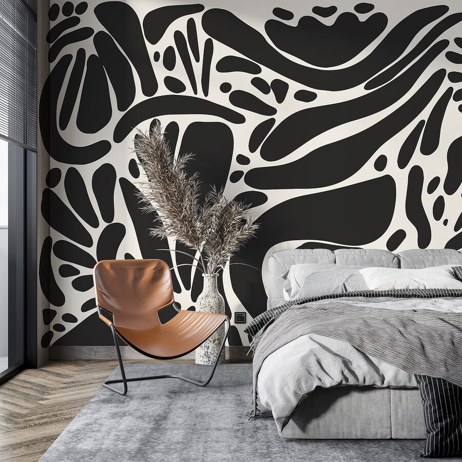 Motif noir et blanc