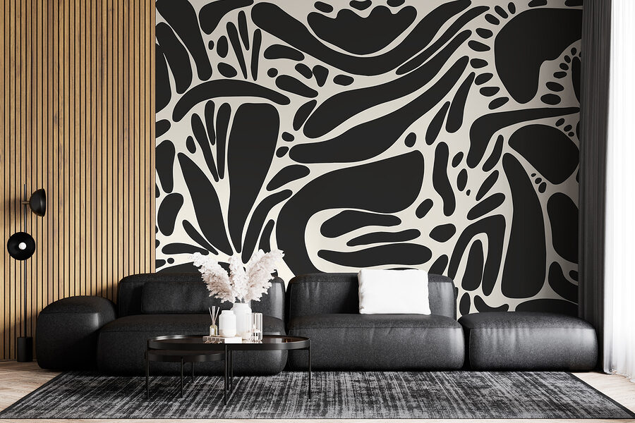 Motif noir et blanc