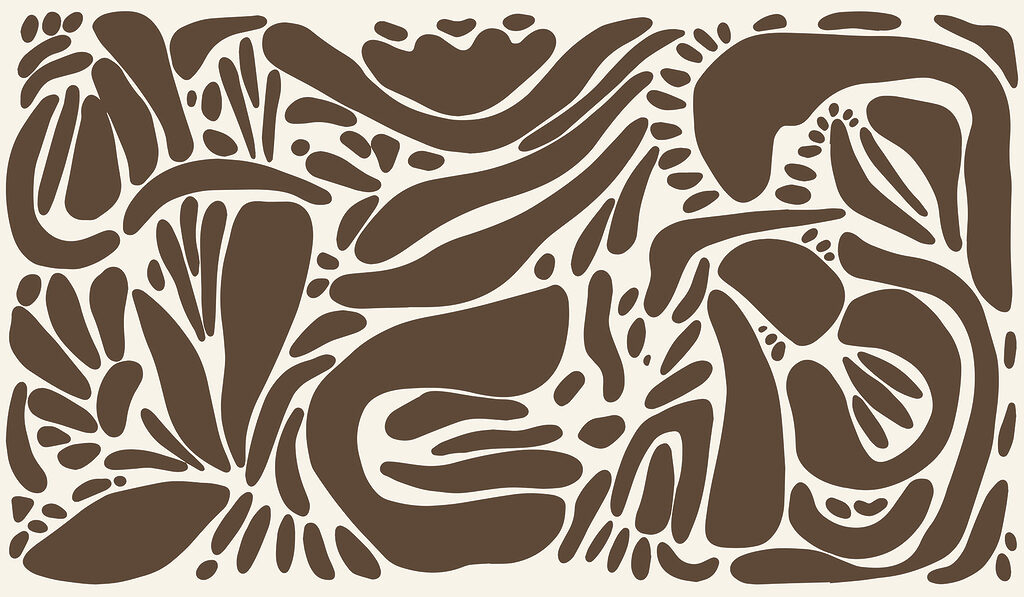 Motif marron et blanc Motif marron et blanc