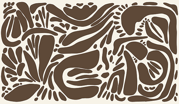 Motif marron et blanc Motif marron et blanc