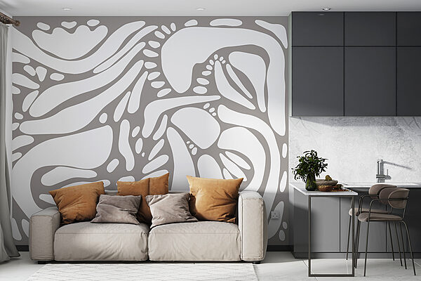 Motif blanc et gris Motif blanc et gris