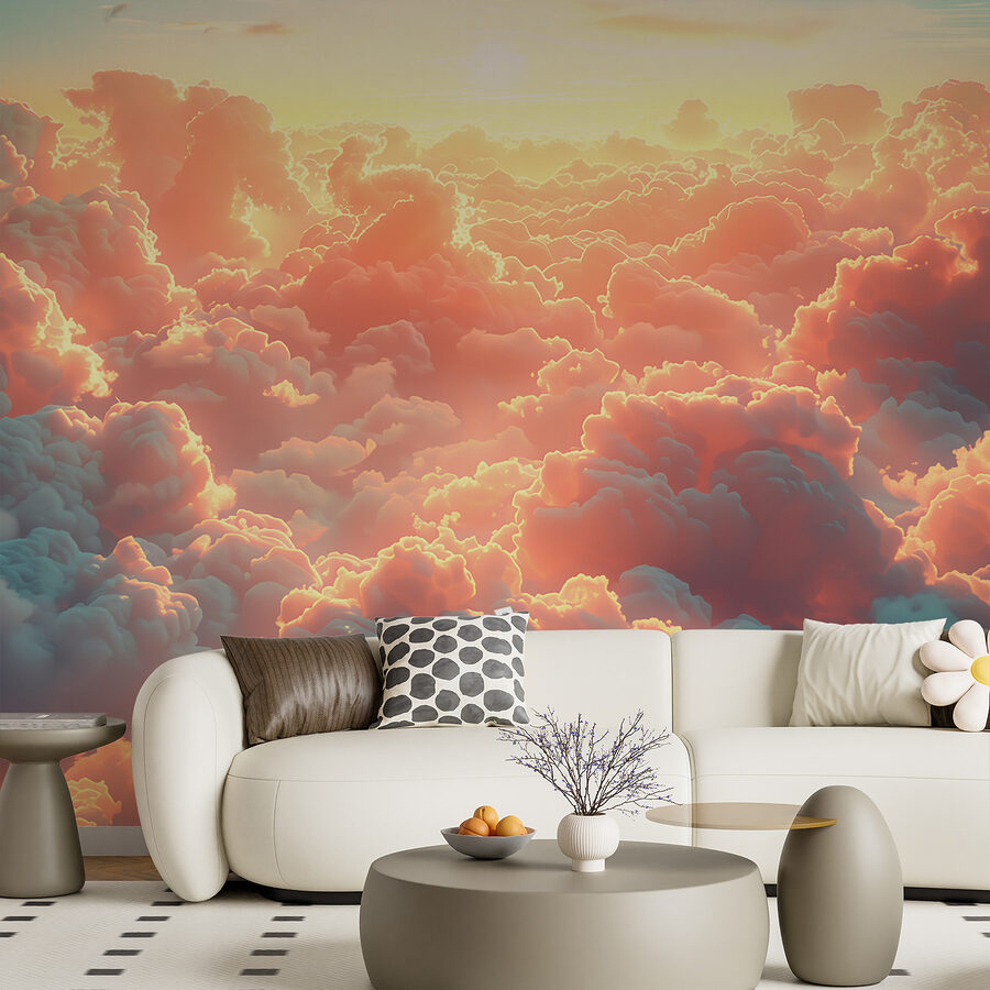 Grand groupe de nuages