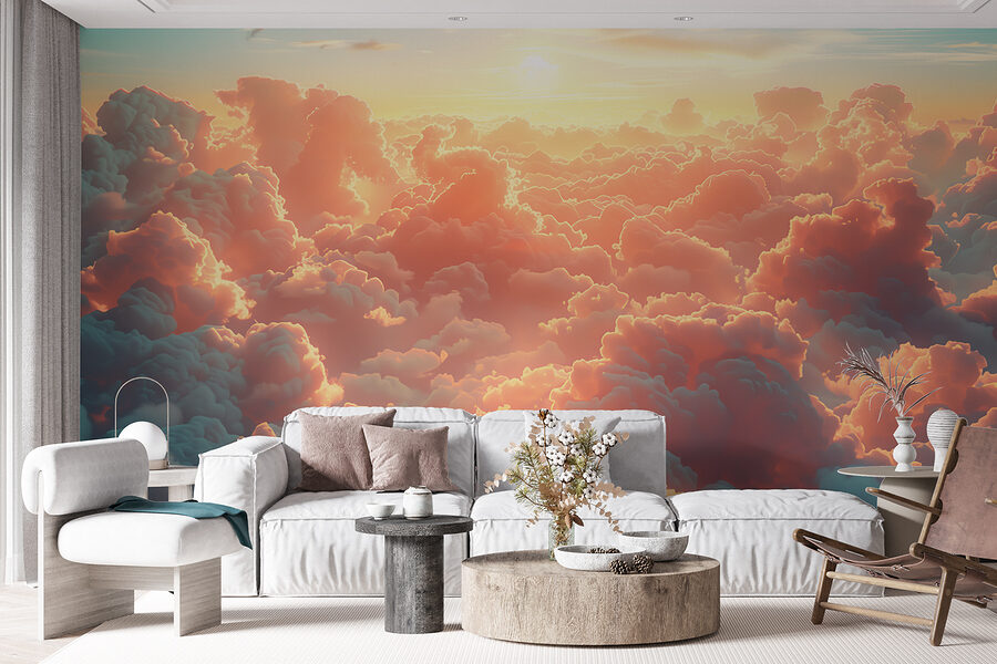 Grand groupe de nuages