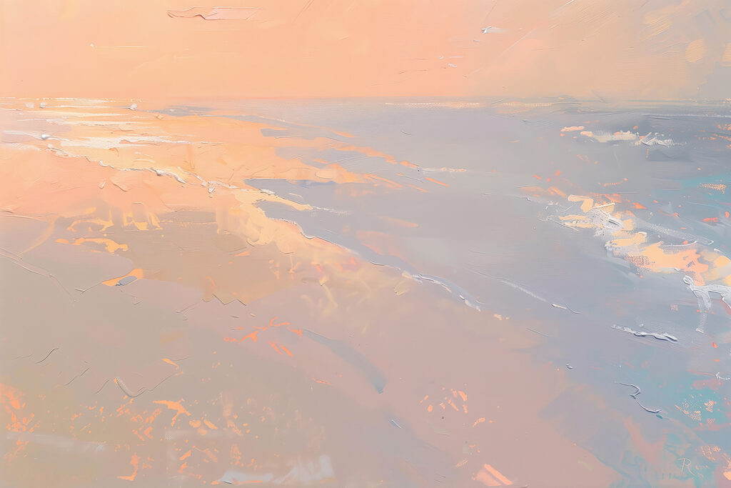 Gros plan sur une peinture Gros plan sur une peinture
