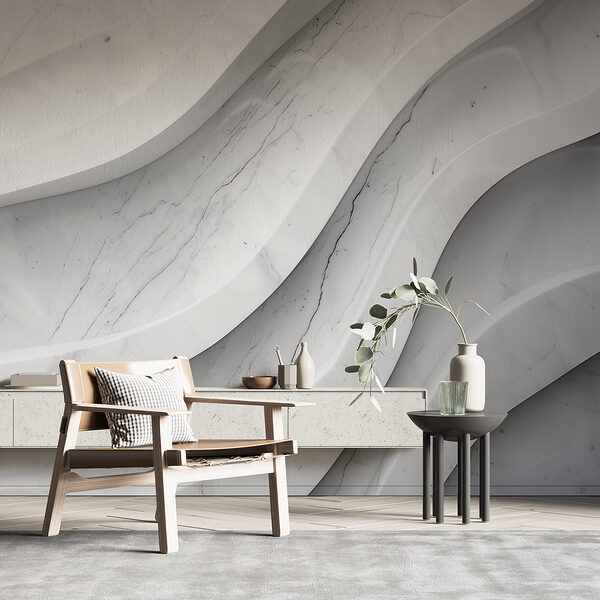 Mur de marbre blanc avec lignes Mur de marbre blanc avec lignes