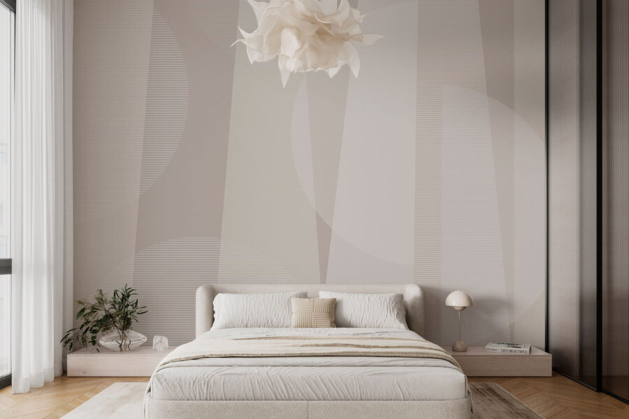 Fond gris et blanc avec des cercles et des lignes Fond gris et blanc avec des cercles et des lignes
