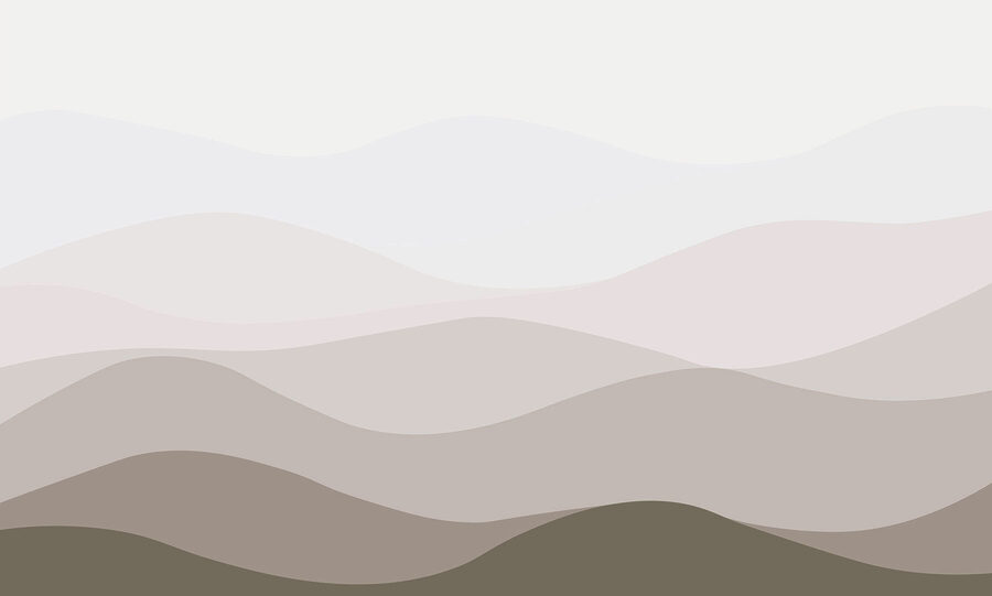 Lignes ondulées brunes et blanches Lignes ondulées brunes et blanches