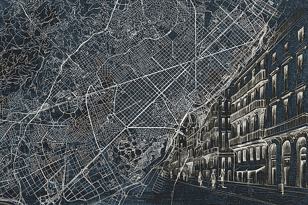 Carte d'une ville Carte d'une ville