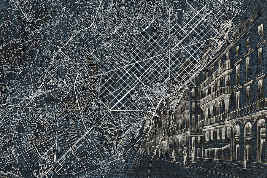 Carte d'une ville Carte d'une ville