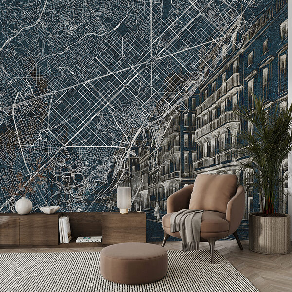 Carte d'une ville Carte d'une ville
