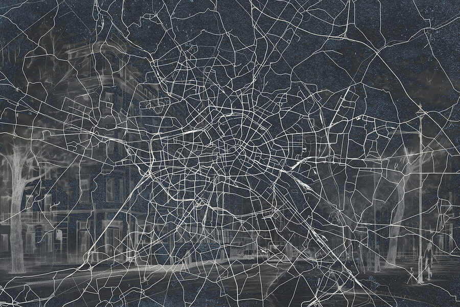 Carte d'une ville