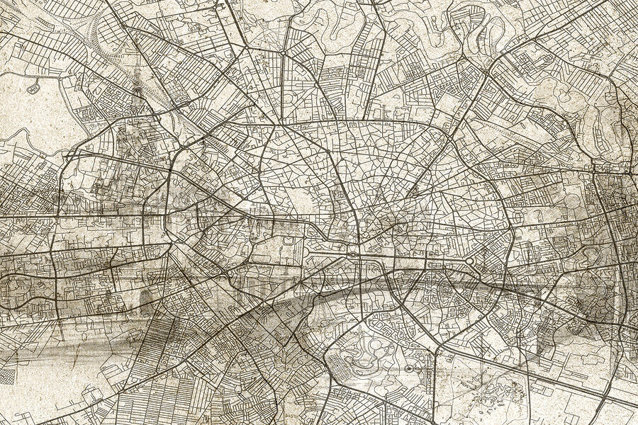 Carte d'une ville