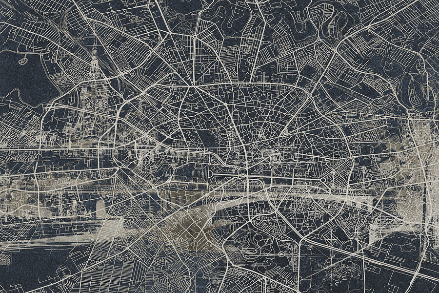Carte d'une ville Carte d'une ville