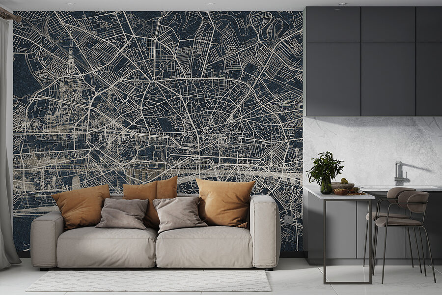 Carte d'une ville Carte d'une ville