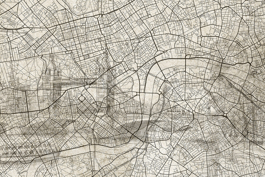 Carte d'une ville Carte d'une ville