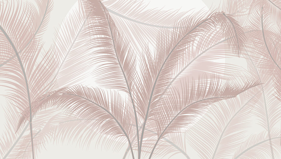Groupe de plumes sur fond blanc Groupe de plumes sur fond blanc