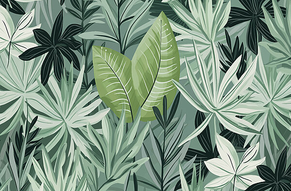 Feuilles et plantes vertes Feuilles et plantes vertes