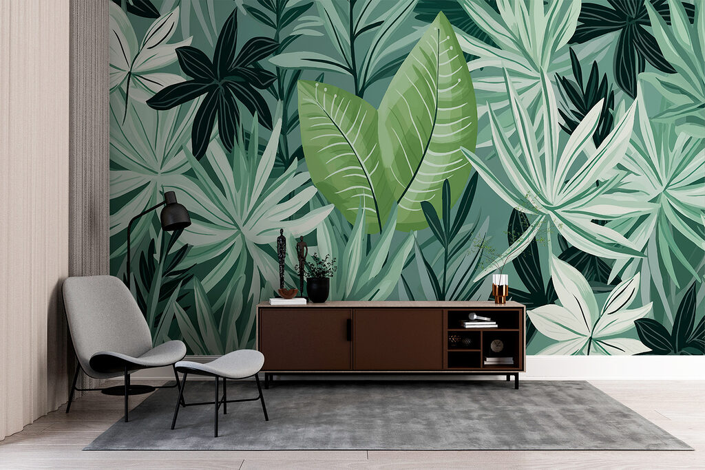 Green leaves and plants