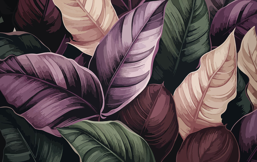 Gros plan sur les feuilles