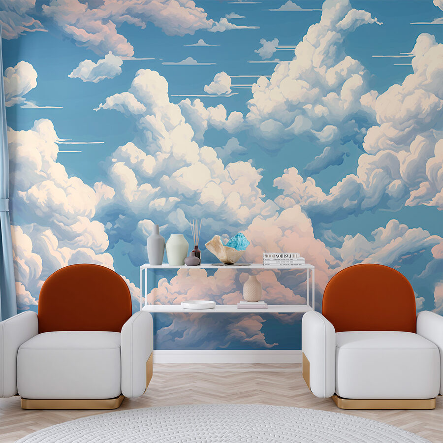 Ciel bleu avec nuages