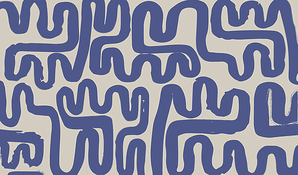 Lignes bleues sur fond blanc Lignes bleues sur fond blanc