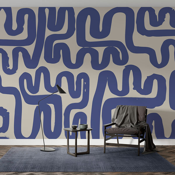 Lignes bleues sur fond blanc Lignes bleues sur fond blanc