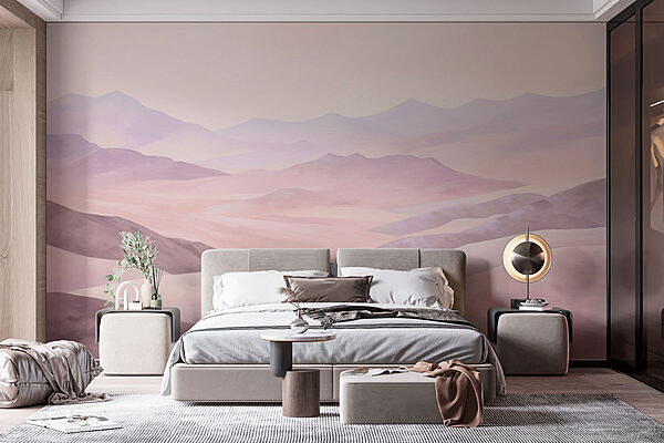 Paysage de collines et de montagnes w01691pib81r 600x400 - Paysage de collines et de montagnes