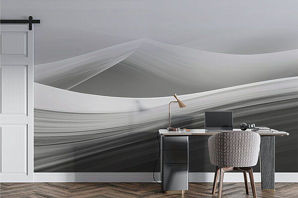 Paysage blanc et gris Paysage blanc et gris