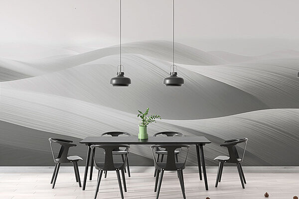 Paysage blanc et gris Paysage blanc et gris