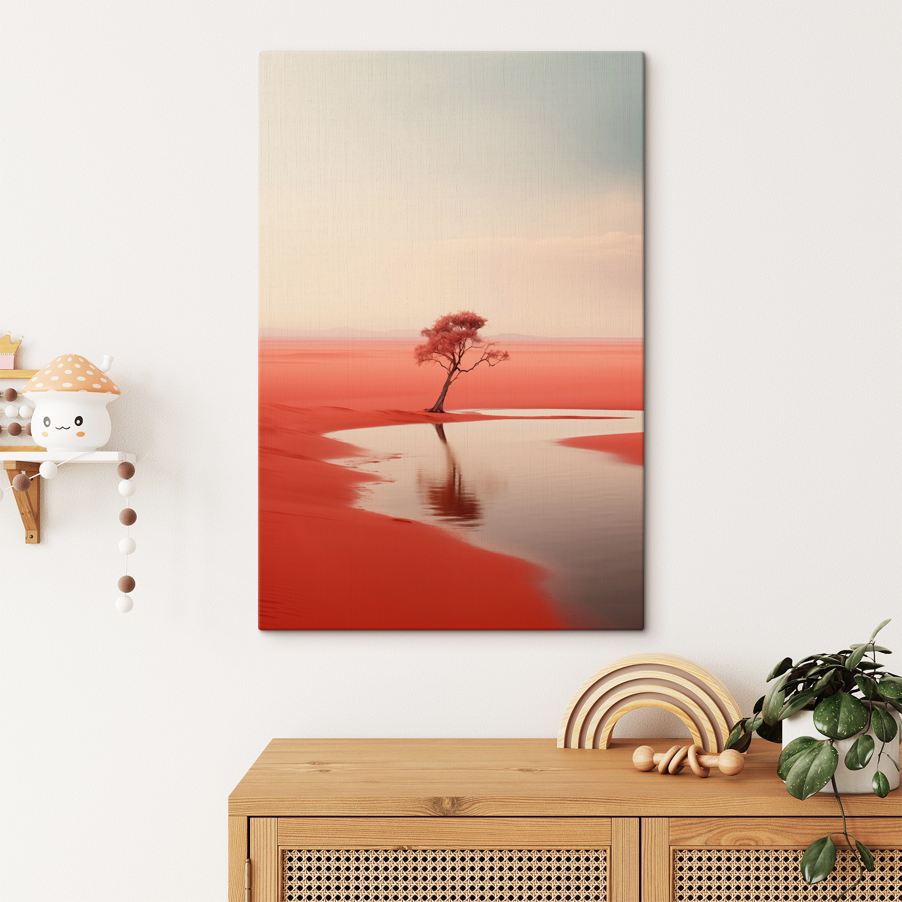 Tree in a red desert Tree in a red desert
