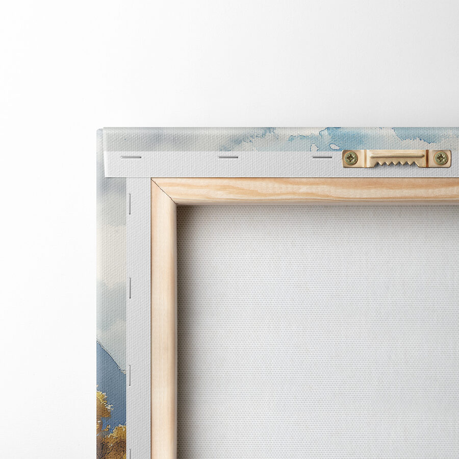Eau avec des montagnes en arrière-plan