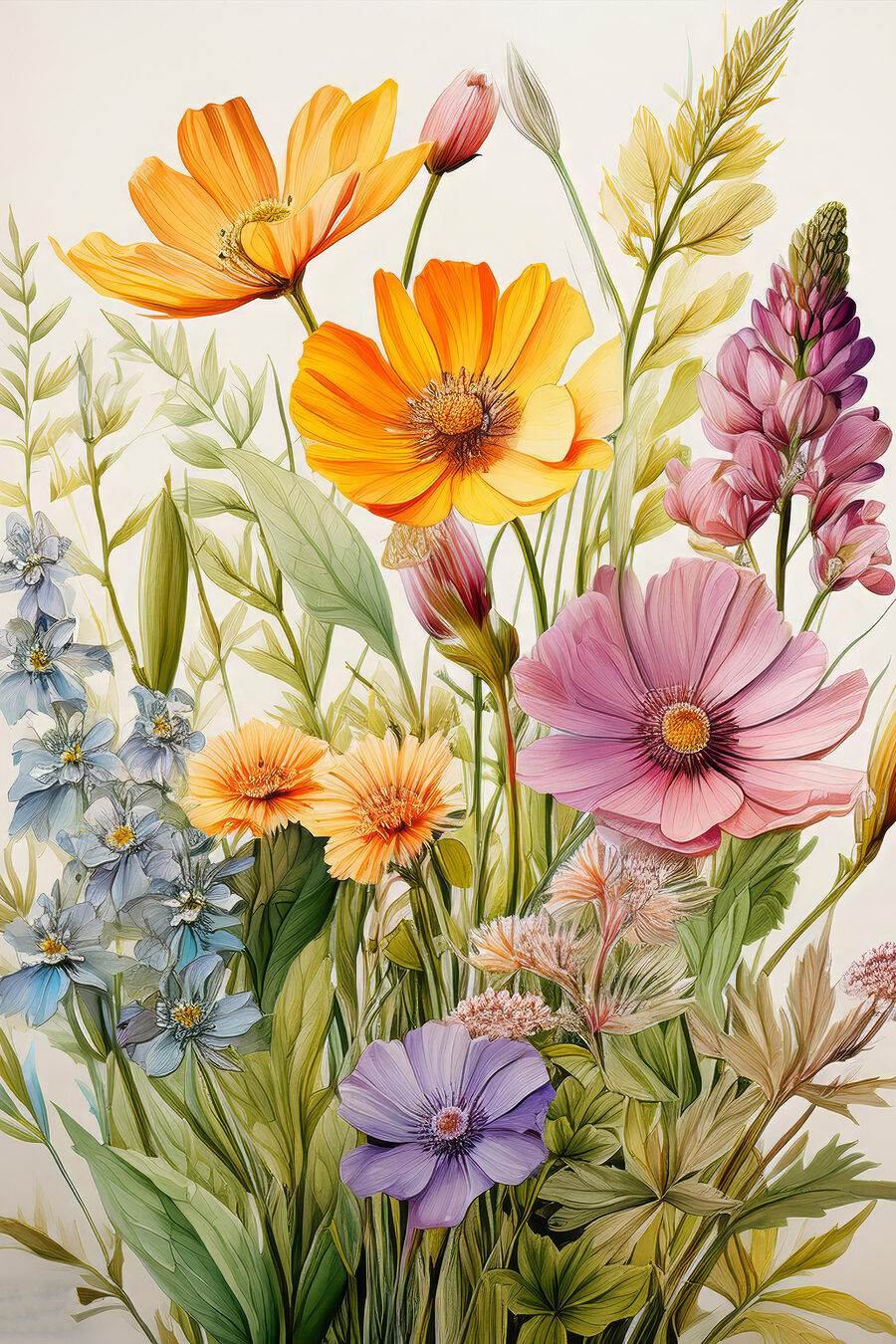 Gros plan sur des fleurs