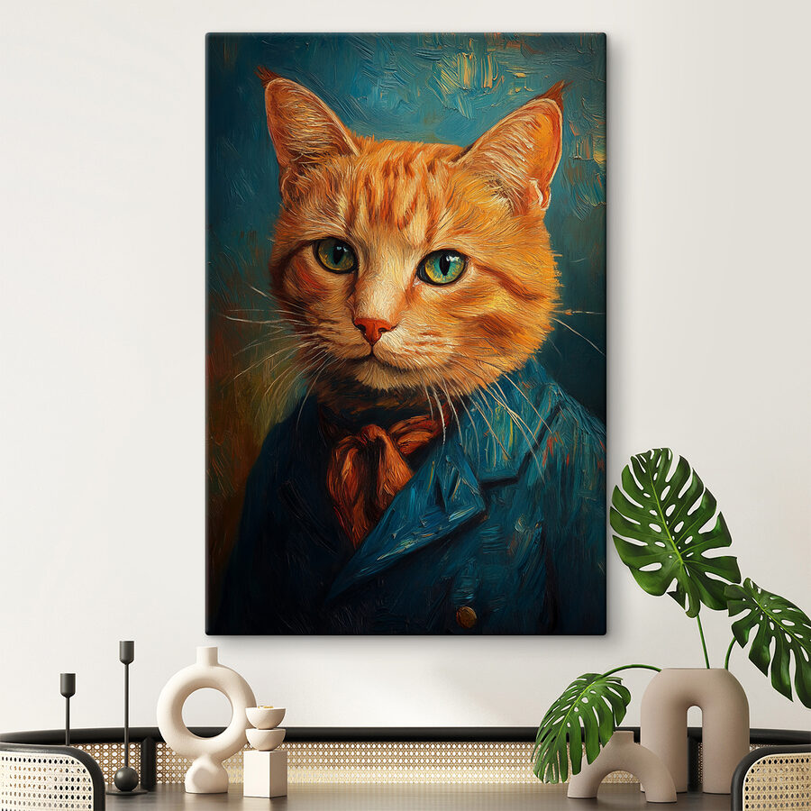 Chat en costume