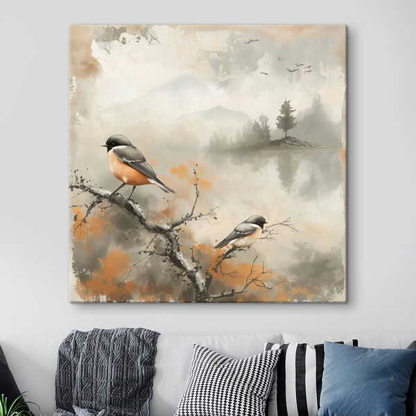 Oiseau sur une branche Oiseau sur une branche