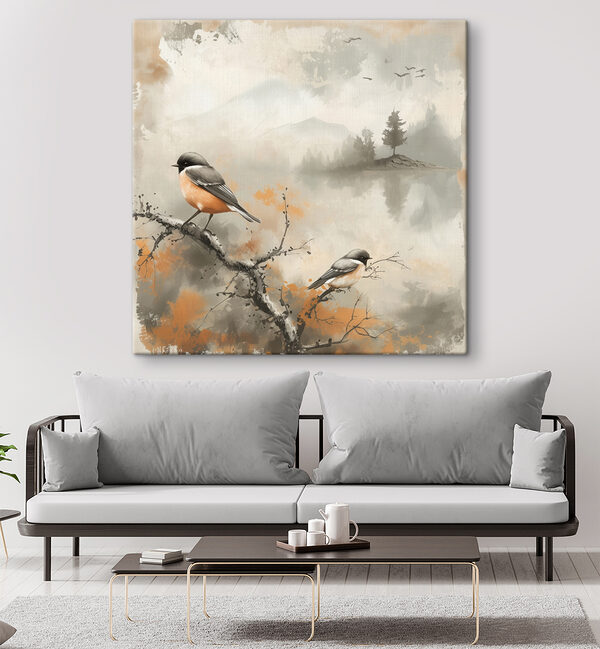 Oiseau sur une branche Oiseau sur une branche