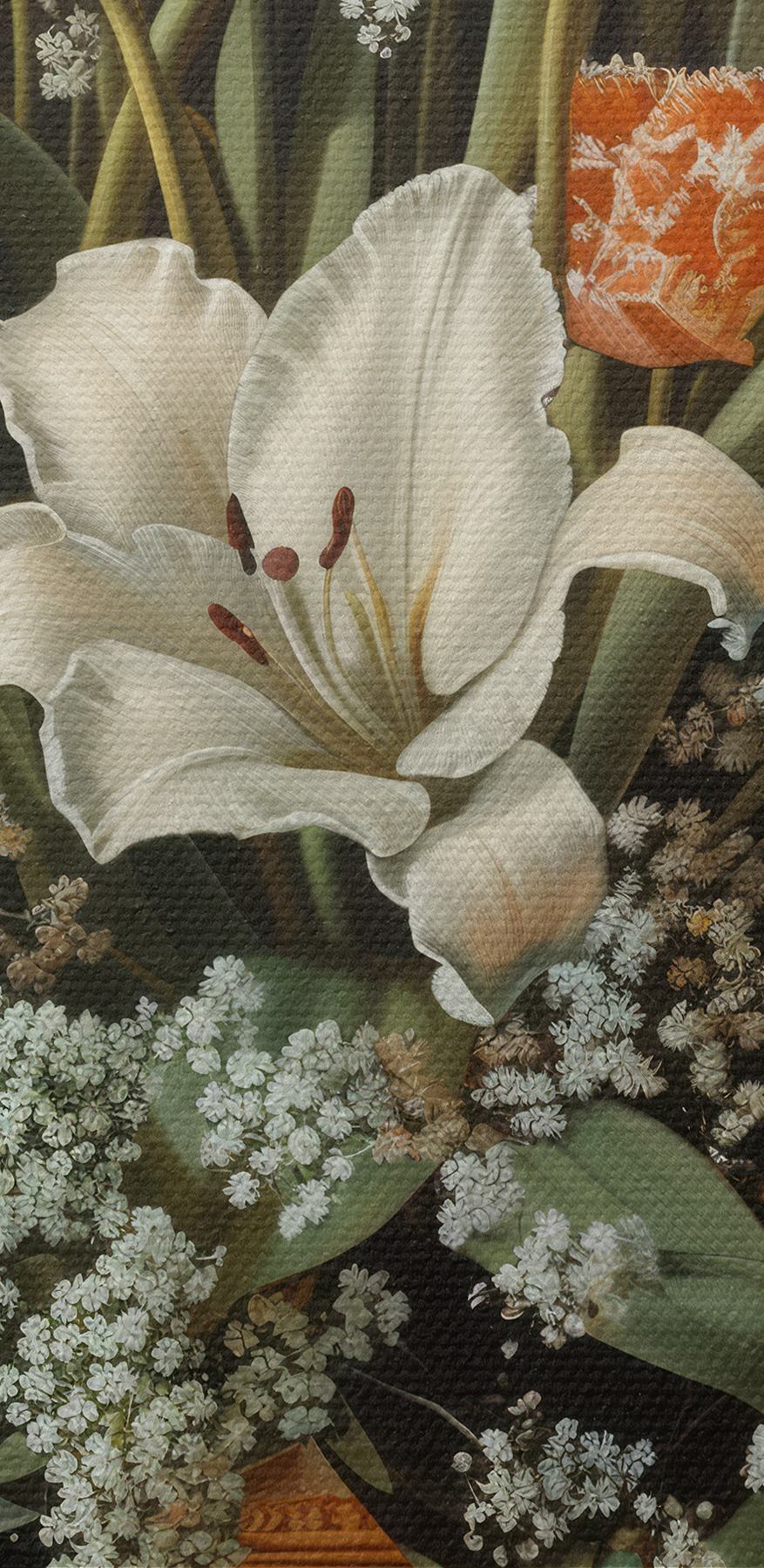 Peinture de fleurs dans un vase Peinture de fleurs dans un vase