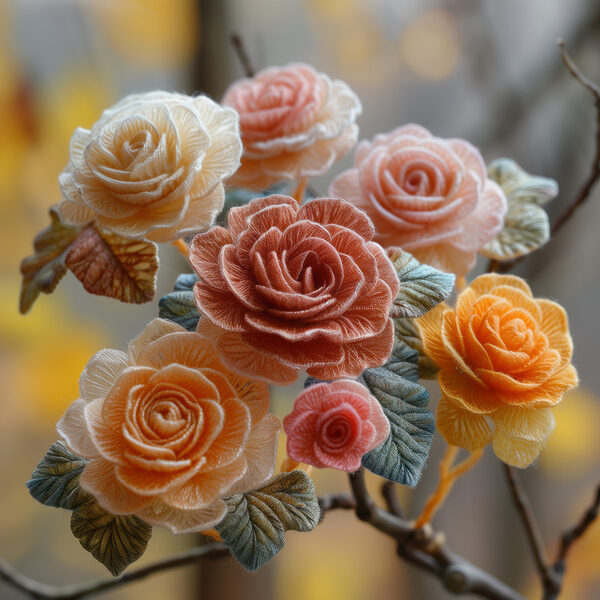 Gros plan sur des fleurs Gros plan sur des fleurs