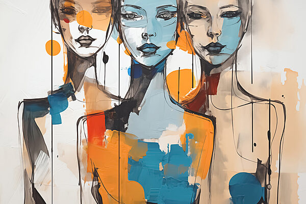Peinture de visages de femmes Peinture de visages de femmes