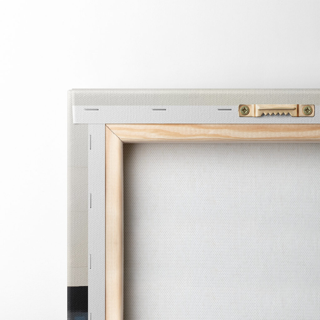 Painting of houses and trees