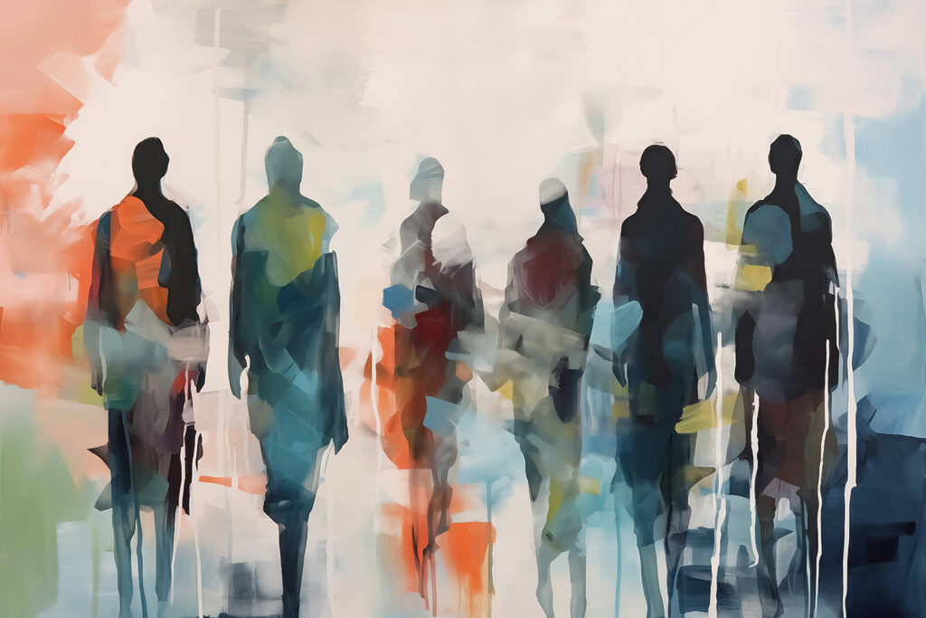 Group of people walking