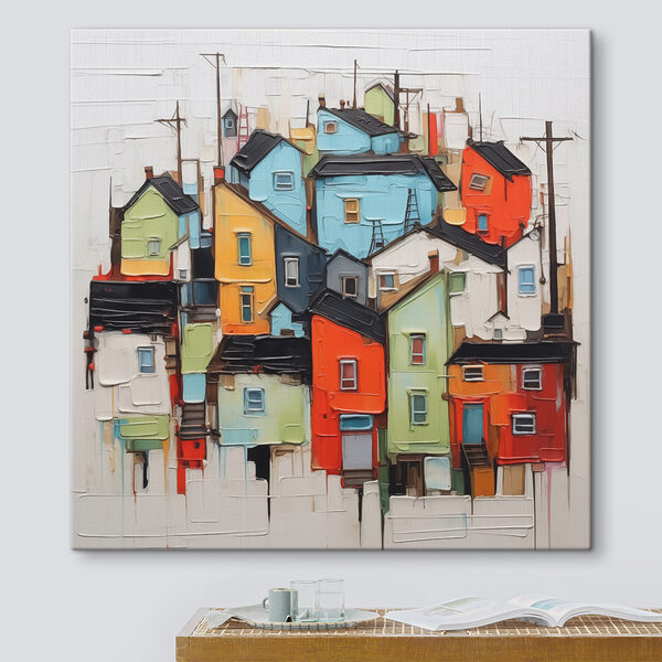 Peinture d'une ville Peinture d'une ville