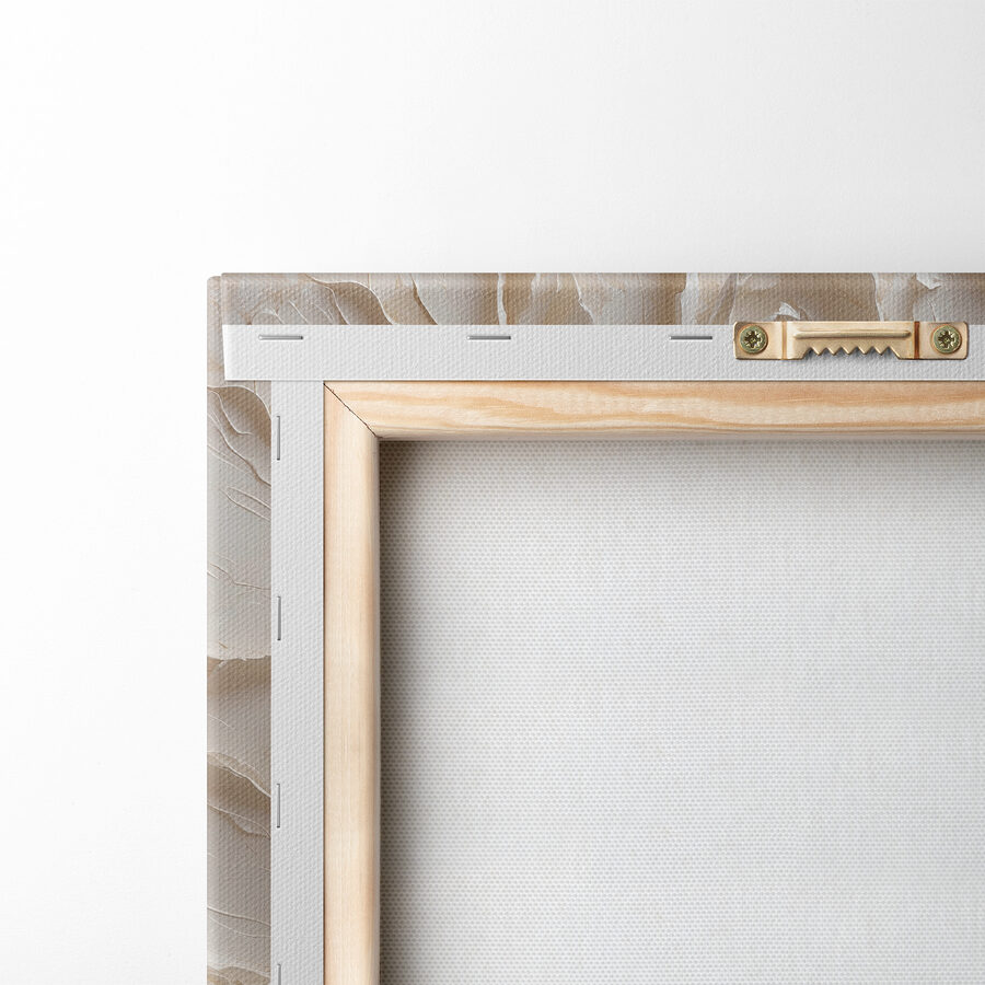 Tableaux Fleur blanche avec un centre jaune – Image 6