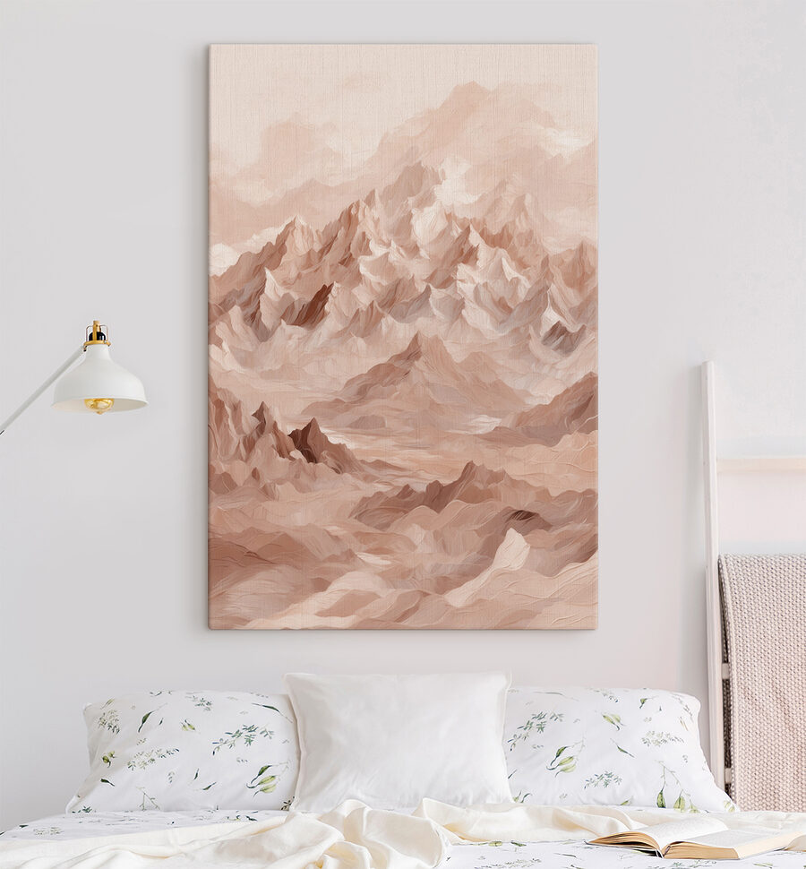 Chaîne de montagnes avec de nombreux sommets Chaîne de montagnes avec de nombreux sommets