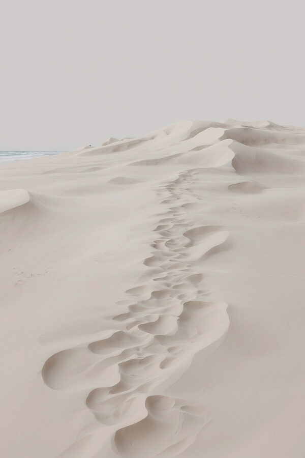 Empreintes de pas dans le sable Empreintes de pas dans le sable
