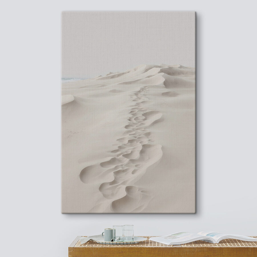 Empreintes de pas dans le sable Empreintes de pas dans le sable