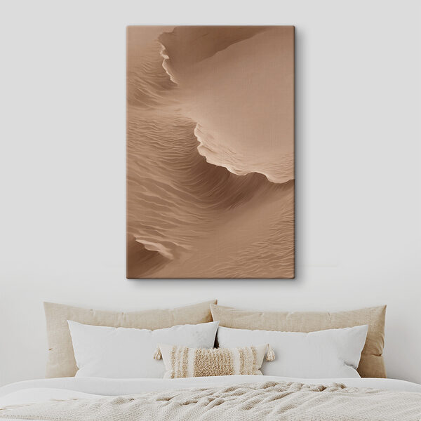 Dune de sable avec des vagues Dune de sable avec des vagues