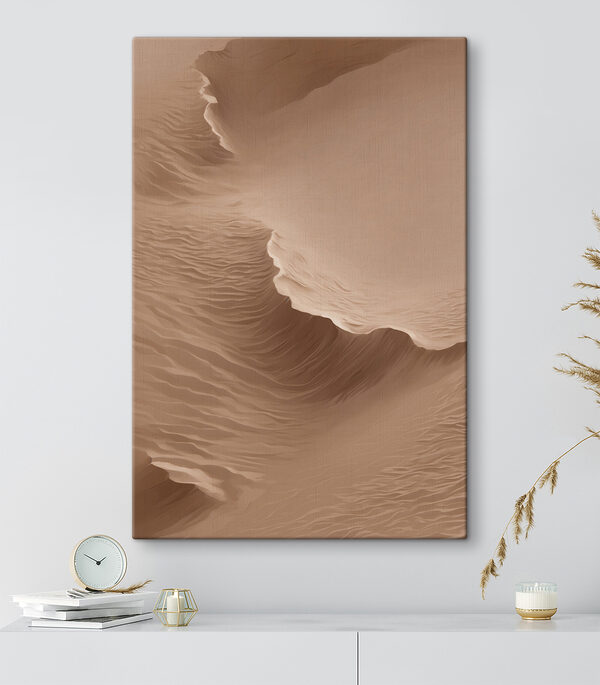 Dune de sable avec des vagues Dune de sable avec des vagues